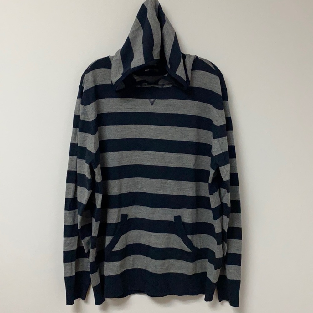 Paper Denim & Cloth Striped Hooded Sweater Size XL